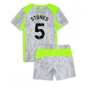 Manchester City John Stones #5 Replika Tredje Tröja Barn 2025-26 Kortärmad (+ Korta byxor)